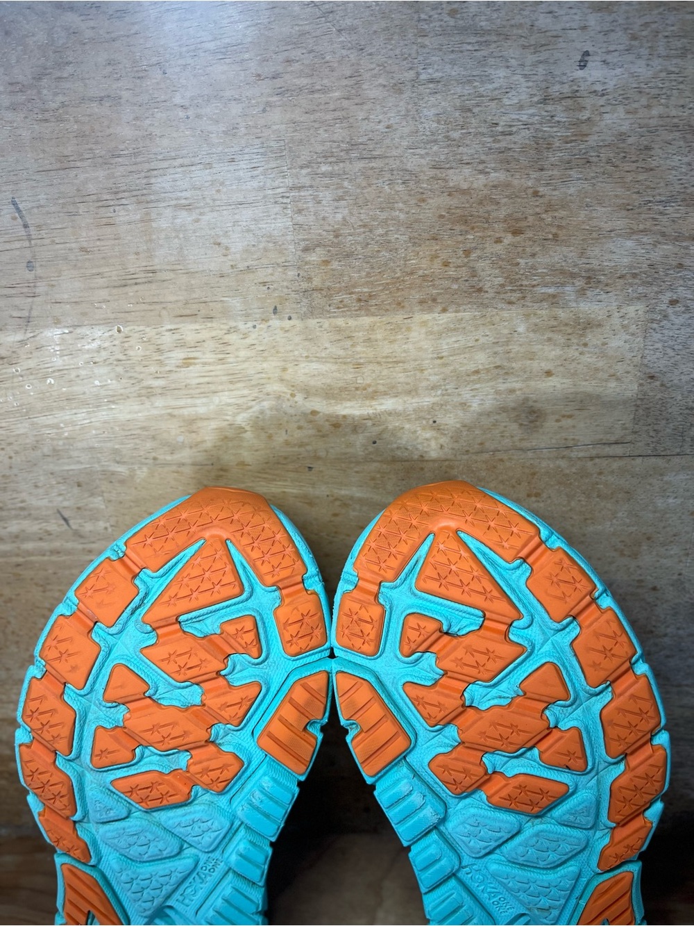 Hoka One One Arahi 7 Womens Size 6.5 Running Shoes Sneakers Frost Aqua Glow - Picture 10 of 12